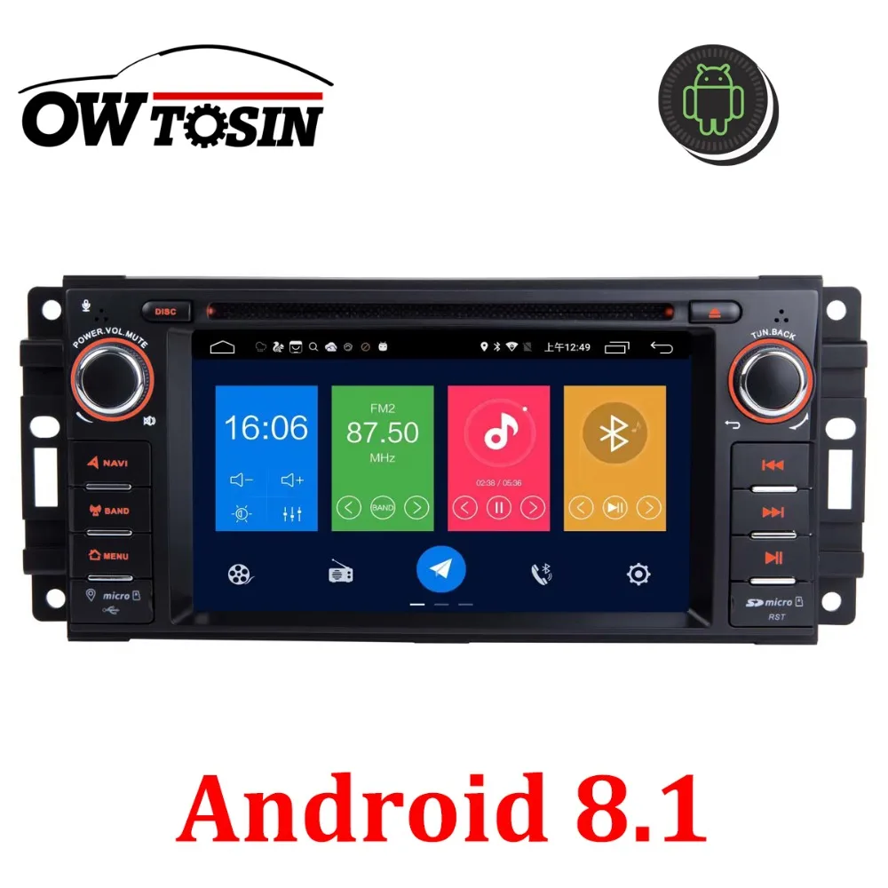

8 Core Android 8.1 Car DVD Radio GPS Stereo For Jeep Liberty Wrangler Compass Commander Grand Cherokee Dodge Caliber Journey