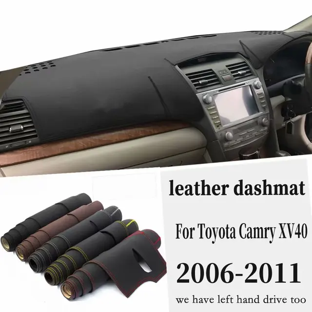 For Toyota Camry XV40 2006 2007 2008 2009 2010 2011 Leather Dashmat