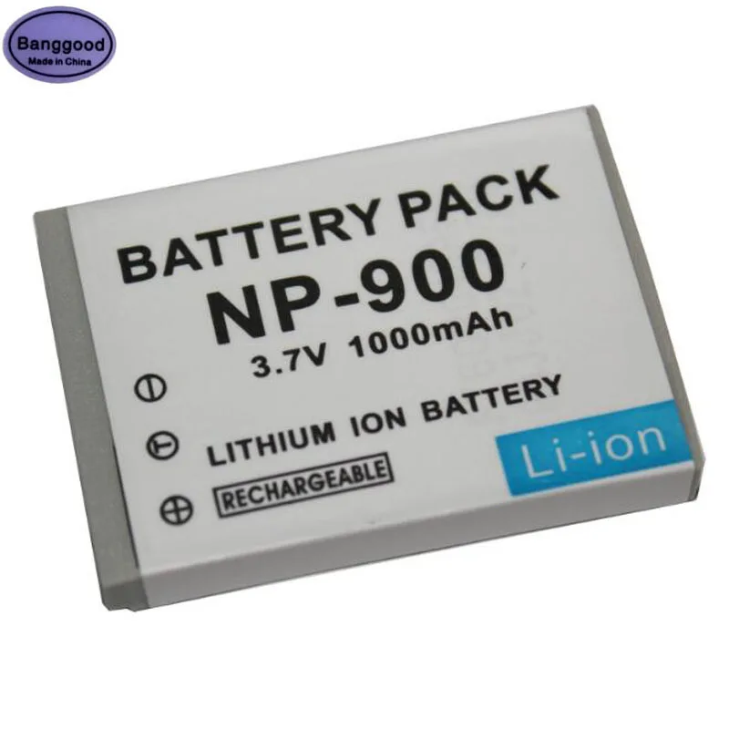 3.7V 1000mAh NP 900 NP900 Camera Battery for Olympus LI80B LI 80B