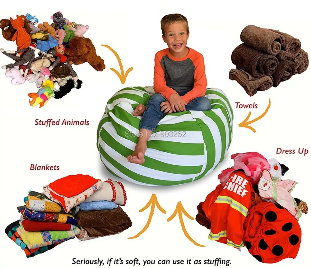 7 цветов набивная коробка животные Кресло-мешок, фасоль | Премиум детское плюшевое решение для хранения игрушек | доступно в 6 моделях