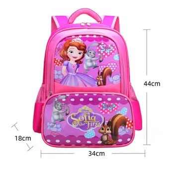 

New Cartoon Schoolbag for Boys Children School bag for Teenager Girl Orthopedic Princess Backpack Mochila Infantil