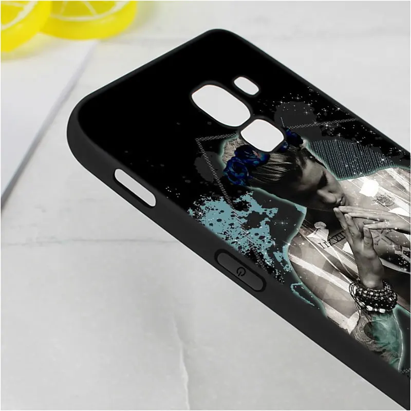 For Samsung Galaxy j8 j7 j6 j5 j4 j3 Plus Prime 2018 2017 2016 Black Silicone Phone Case Fashion justin bieber Style