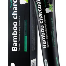 120g с бамбуковым древесным углем белая зубная паста отбеливание зубов Чистящая Гигиена Уход за полостью рта, зубами Уход за полостью рта легкое безопасное зубы Красота