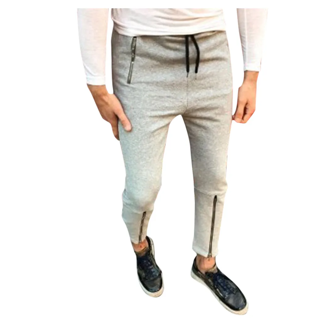 Мужские штаны спортивные костюмы для бега мужские тонкие однотонные повседневные спортивные штаны уличная тканая карманная штаны брюки