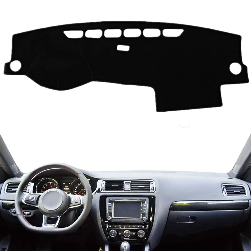 

For Volkswagen VW Jetta Vento MK6 2011-2018 Dashboard Cover Mat Pad Dashmat Sun Shade Instrument Carpet Car Styling Accessories