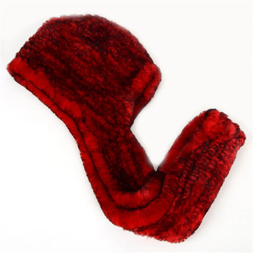 Лидер продаж трикотажные реального кролика рекс меховая шапка халява уха Earwarmer шарф Кепки мягкий и модно 2 Применение 11 Цвета