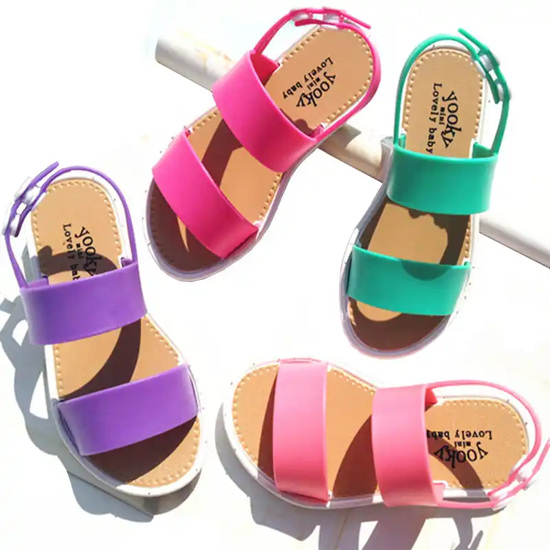 rubber sandals for girls