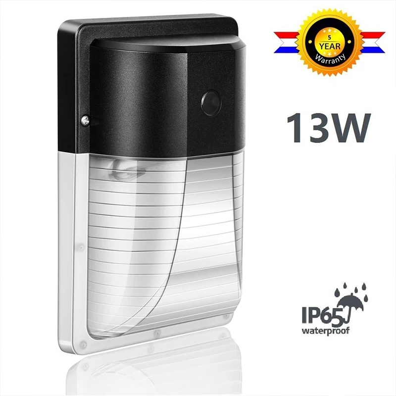 

JMKMGL LED Porch Lamp,13W 1560lm 5000K Daylight White,100W HPS/HID Replacement,100-277Vac,IP65 Outdoor Security Wall Area Lights