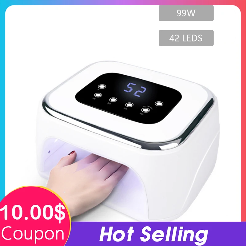 

JuneJour Drop shipping Lamp Nail with Smart Timer 42Leds Intelligent Manicure Machine Curing Nail Gel Quick-dry Lamp Nail Art