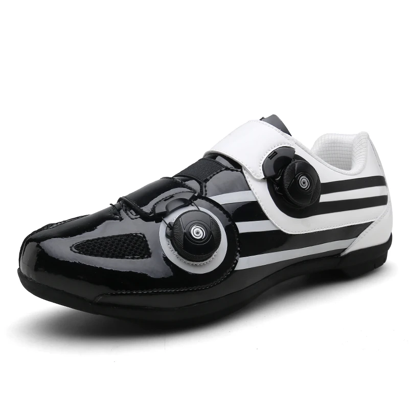 CUNGEL профессиональная велосипедная обувь, повседневная велосипедная обувь с усиленным рулем, дышащая обувь для горного велосипеда, обувь для шоссейного велосипеда - Цвет: Черный