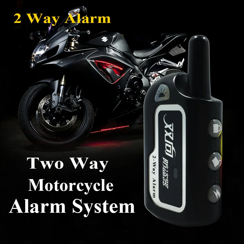 2WayMotorcycleAlarmSecuritySystemMotorbikeScooterSystemRemote