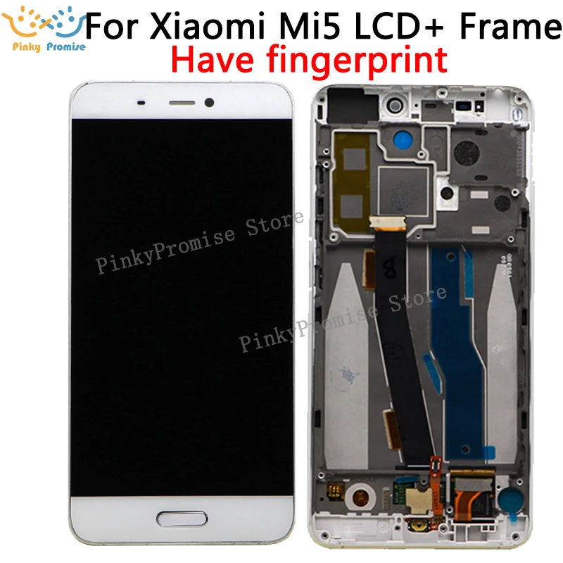

Xiaomi Mi 5 LCD Display + Frame Touch Screen Panel Xiaomi Mi5 5.15 inch LCD Digitizer Display Replacement Repair Parts Tested