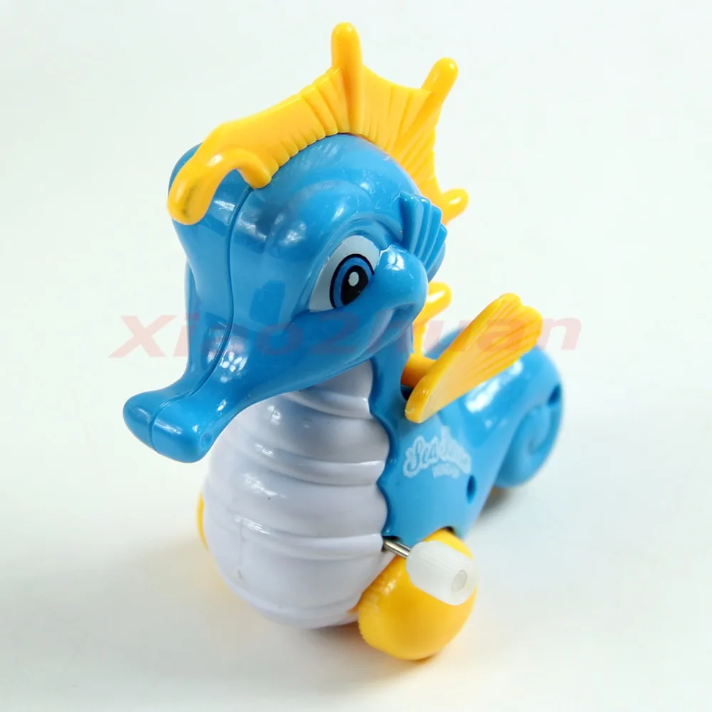 3 шт. прекрасный гиппокамп мультфильм животных Wind-Up Заводной Игрушечные лошадки забавные для Для детей подарок