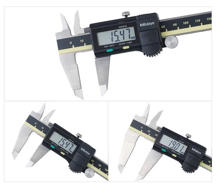 

Stainless Steel Measure Mitutoyo Digital Vernier Calipers 0-200 LCD 500-193-20 Caliper Mitutoyo Gauge Electronic Measuring