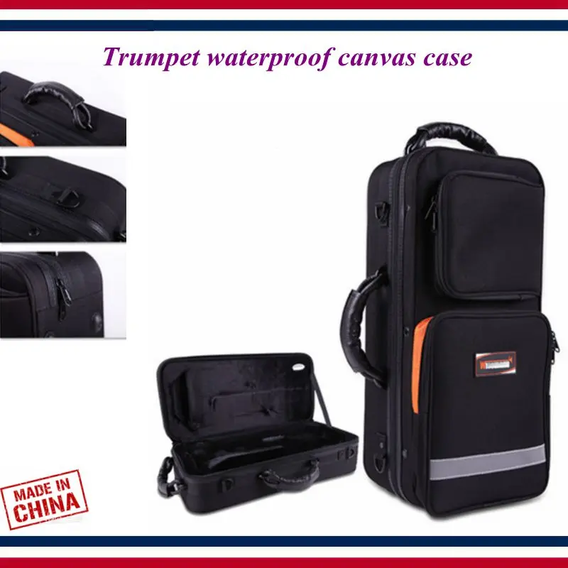 

Trumpet case Trumpet waterproof canvas case Suitcase backpack bag Trumpet accessories Trumpet parts