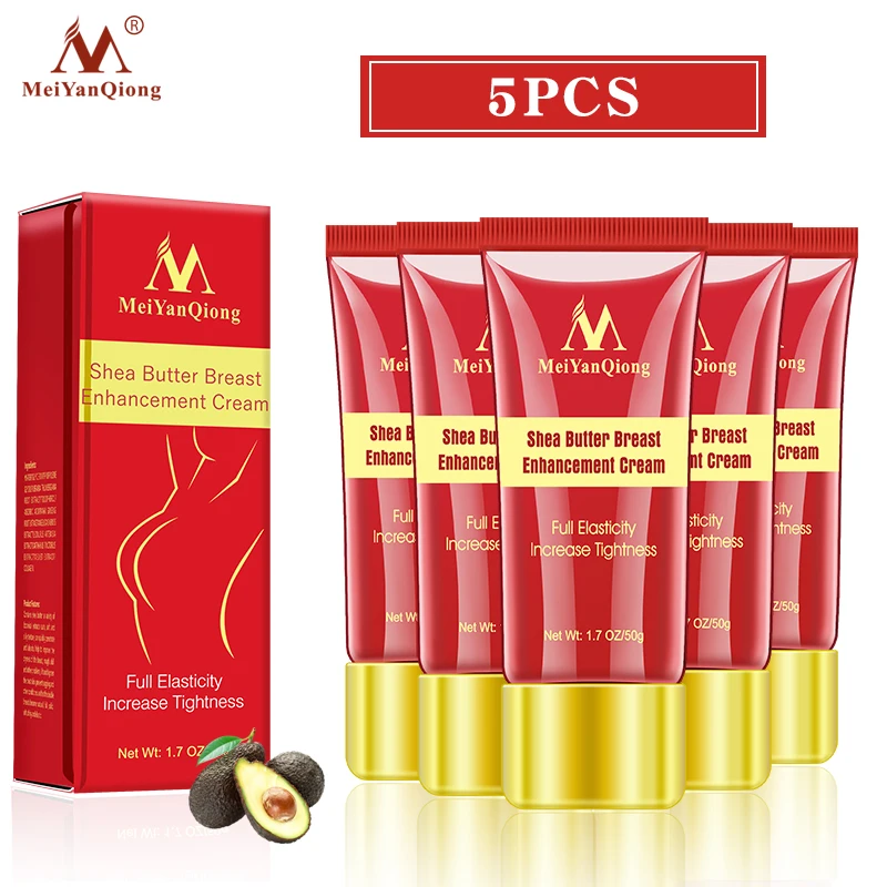 

5pcs/lot Shea Butter Breast Enhancer Enhances Chest Elasticity and Quickly Enhances Chest Bust Firming Skin Care Cream