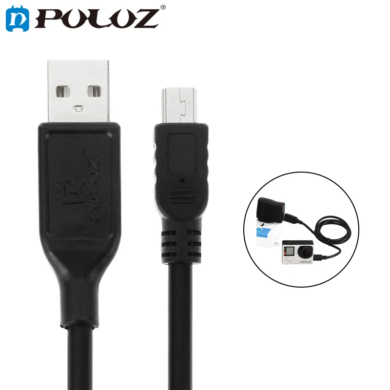 Silver Black HERO 4 Jack Mini USB Charging Sync Port Connector GoPro HERO 3 3