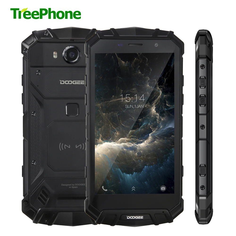 IP68 Водонепроницаемый DOOGEE S60 Lite Беспроводной Quick Charge 5580 мАч смартфон mt6750t восемь