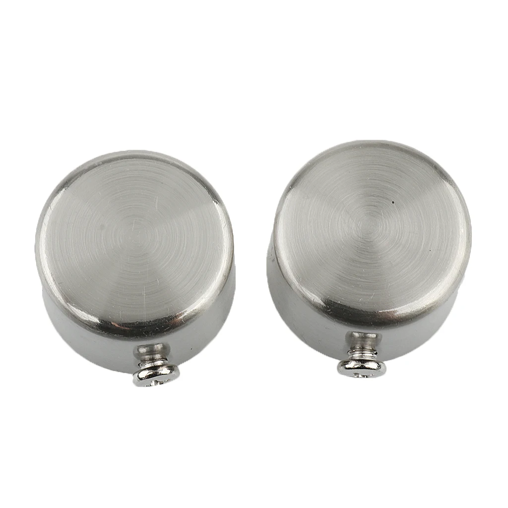 Set of 2 Premium Curtain Finials Recess Brackets Heads For 28mm Inner Diameter Rod, High Quality