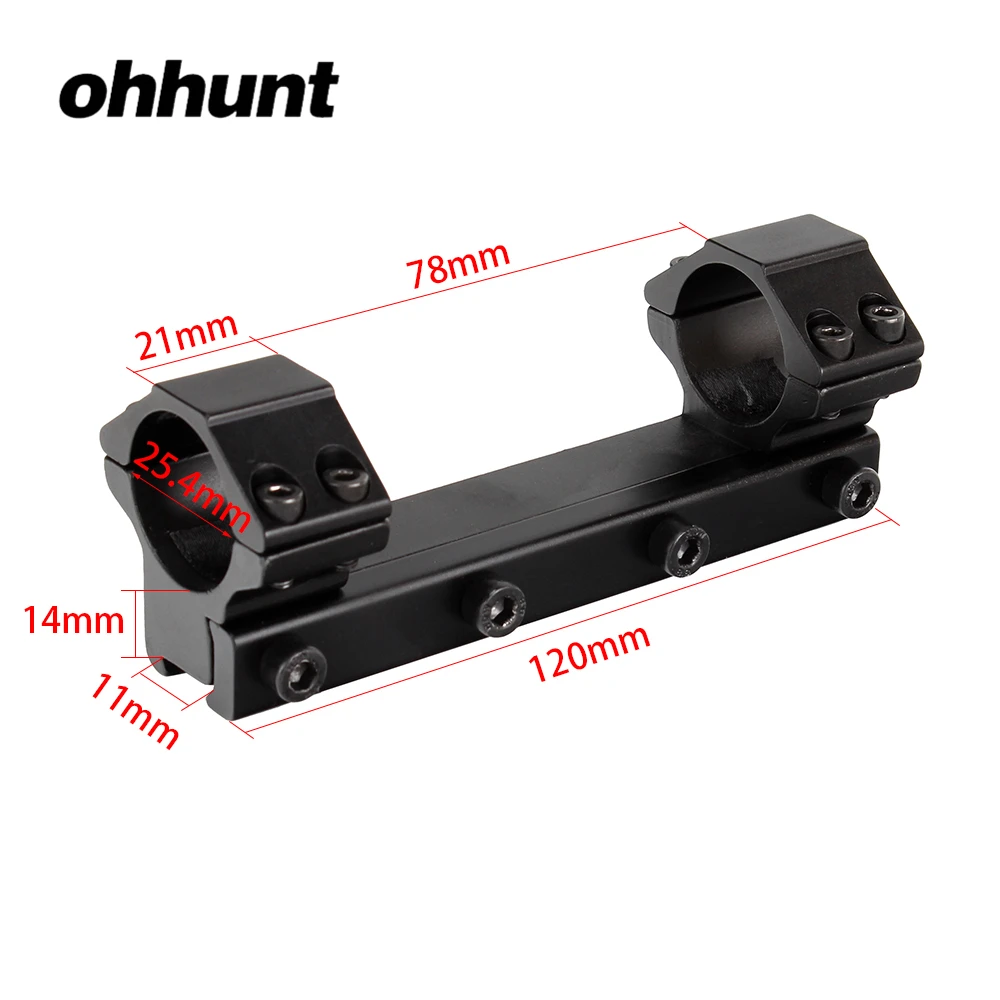 ohhunt 12cm Medium Profile 11mm Dovetail .22 Airgun 25.4mm 1 inch Scope