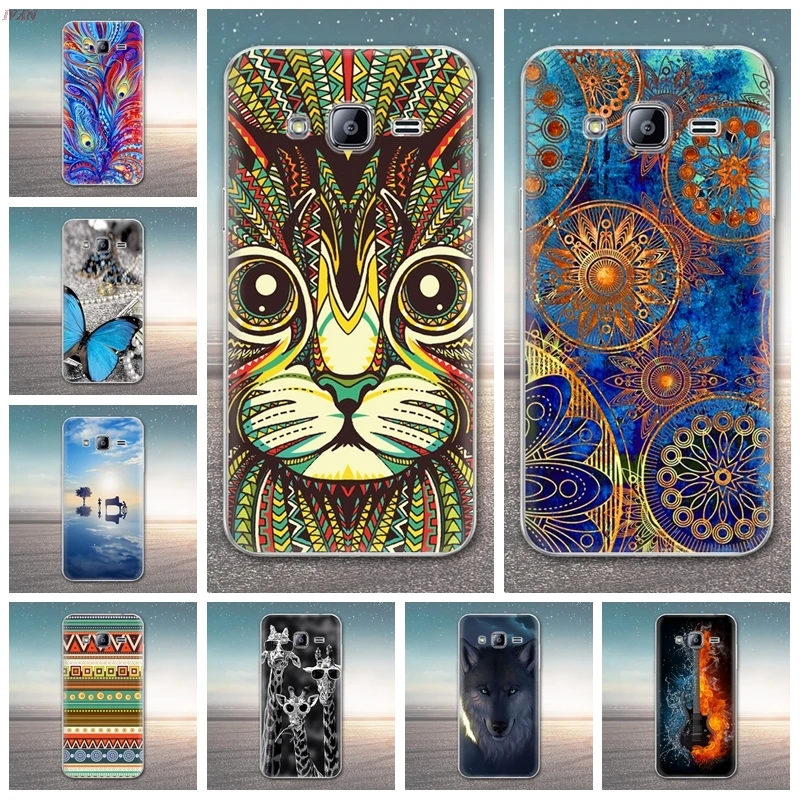 

Cartoon Case Silicone Cover Cases for Samsung Galaxy J3 2016 J320 SM-J320F Silicone Cover for Samsung J3 coque