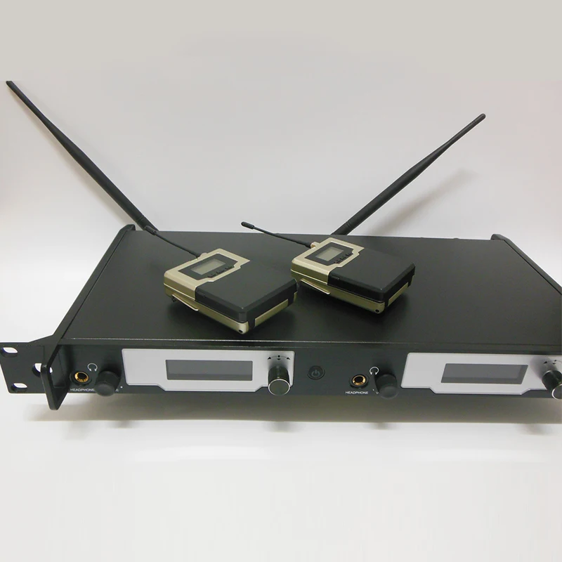In-ear-monitor-system Professional UHF PLL Wireless In-Ear-Monitor 2 Sender 2 Empfänger Aktualisiert SR2050 drahtlose überwachung In-ear-monitor-system Professional UHF PLL Wireless In-Ear-Monitor 2 Sender 2 Empfänger Aktualisiert SR2050 drahtlose überwachung