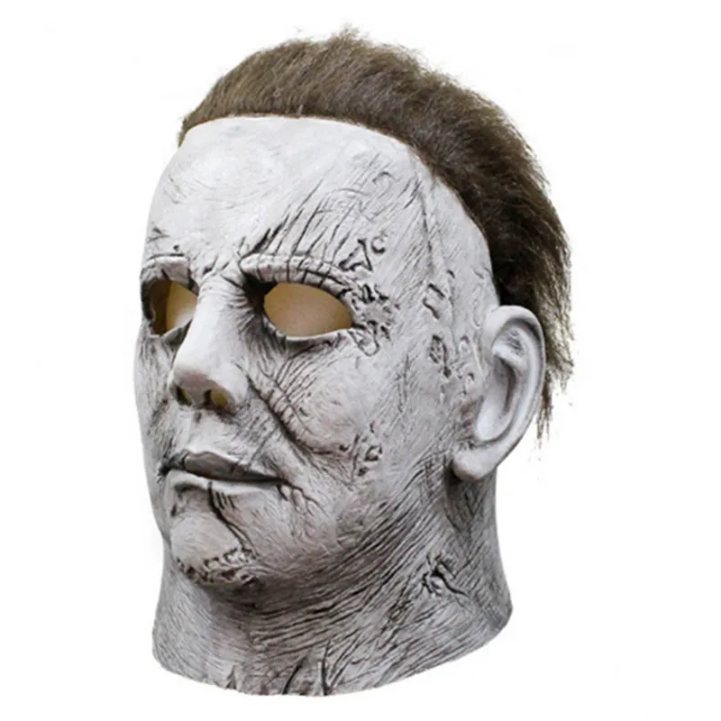 

2019 Cosplay Adult Latex Full Face Helmet Party Adornments Halloween Scary Michael Myers Mask Halloween Horror Movie