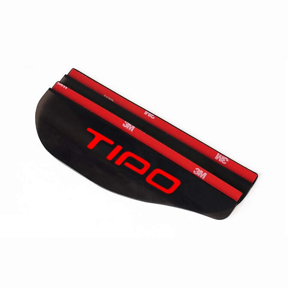 Car styling Rearview Mirror Rain Eyebrow Flap Shield Shade Rainproof Blade For Fiat Fullback Palio Punto Qubo Strada Tipo Uno