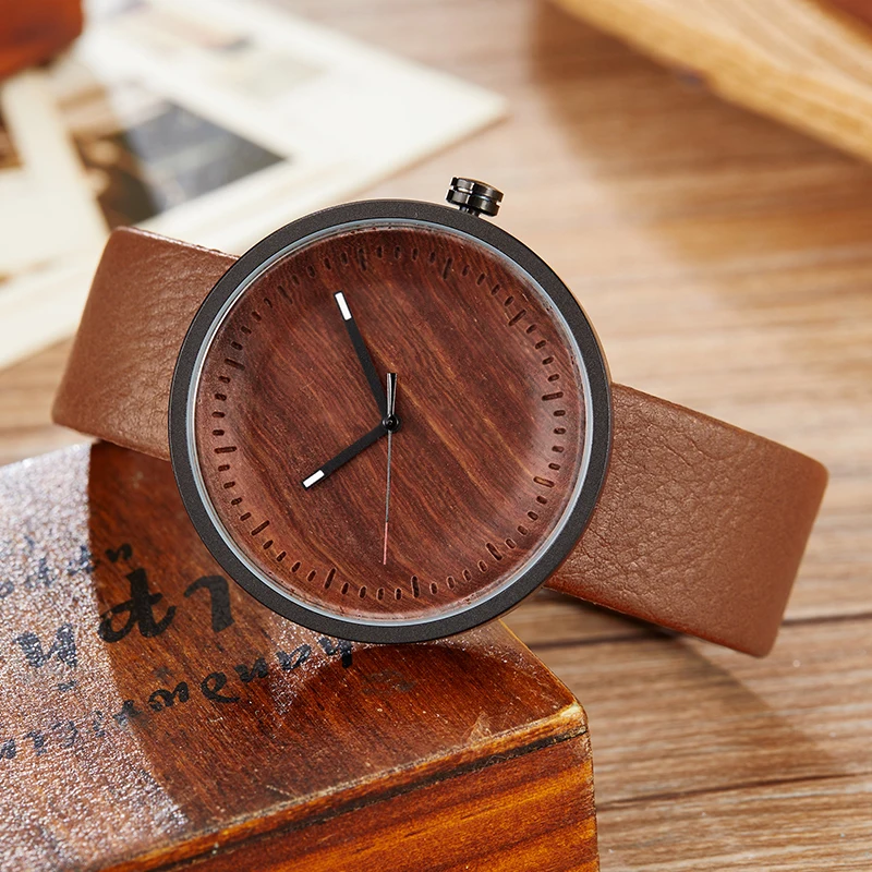 Женские и мужские часы из бамбукового дерева, мужские и женские деревянные наручные часы, кожаные Ретро часы для пары, повседневные часы, reloj de madera Relogio Masculino