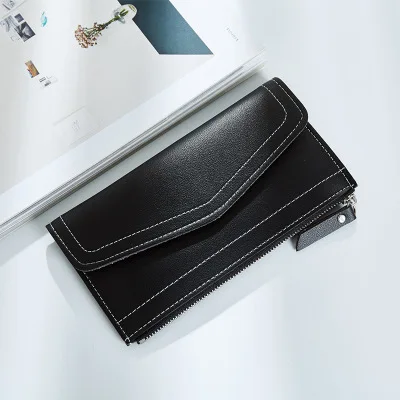 

New Arrival Women's Wallet Solid Colors Thin Long Purse Simple Lady's Card Bag