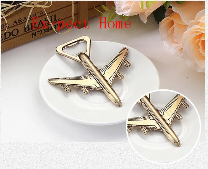 50 pcs/Lot+Wedding Souvenirs Airplane Bottle Opener Antique Bottle Opener Gift Wedding Favors And Gifts For Guest+FREE SHIPPING