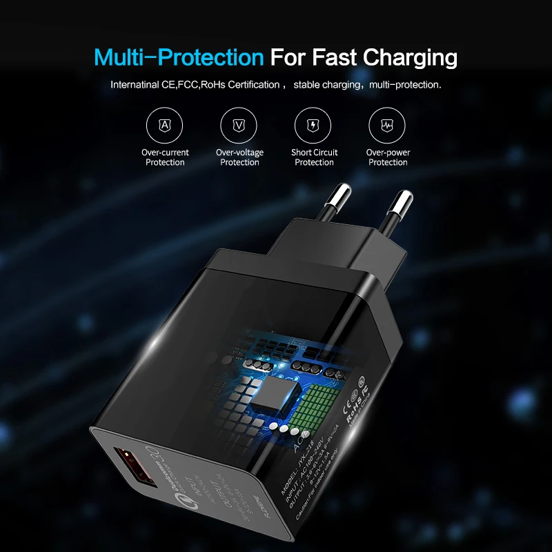 FLOVEME QC 3.0 سريع شاحن شحن ل فون X XR XS ماكس USB شاحن QC 2.0 شواحن الهاتف المحمول محول سريعة Chargeur 3.0 FLOVEME QC 3.0 سريع شاحن شحن ل فون X XR XS ماكس USB شاحن QC 2.0 شواحن الهاتف المحمول محول سريعة Chargeur 3.0