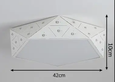 Круглый поверхностный монтаж минимализм современные светодиодные потолочные лампы для гостиной Кабинета спальни белый AC85-265V потолочный светильник - Цвет корпуса: A style - Dia42cm