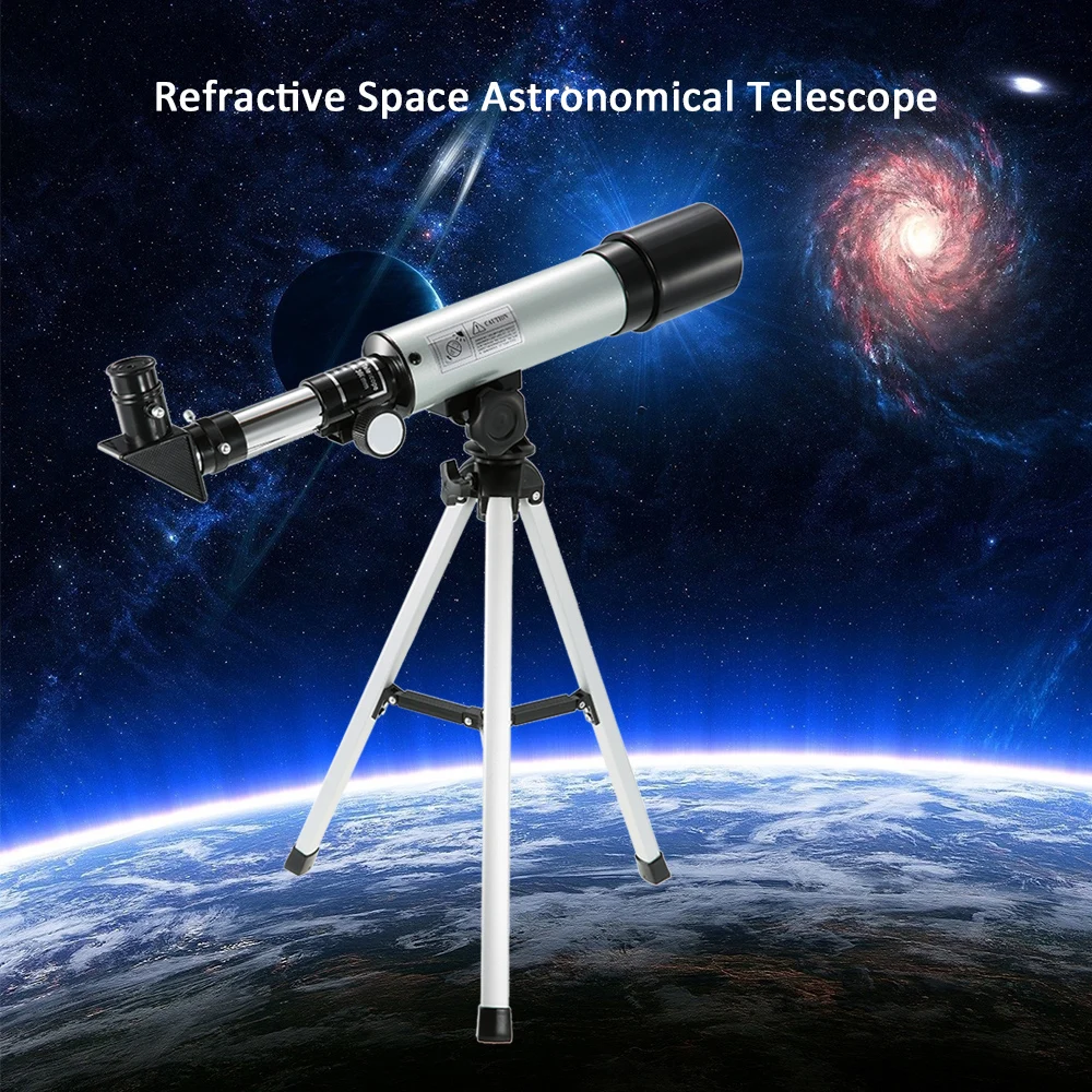Телескоп HD 90X Zoom Монокуляр со штативом 360x50 мм рефракционный космический астрономический телескоп для путешествий и охоты на открытом воздухе