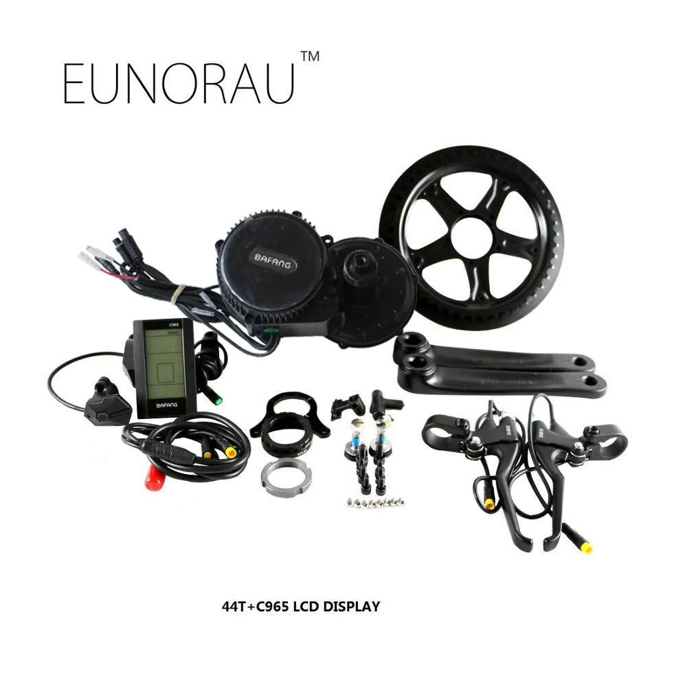 44T and C965 LCD Горячее предложение! Bafang BBS01B 36V250W 8fun/bafang ebike crank drive motor kit MM G340.250 - Цвет: 44T and C965 LCD