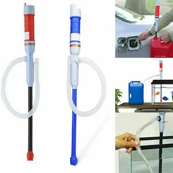 

Handheld Liquid Fuel Syphon Pump Automatic Transfer Gas Oil Water Battery Electric Supply US