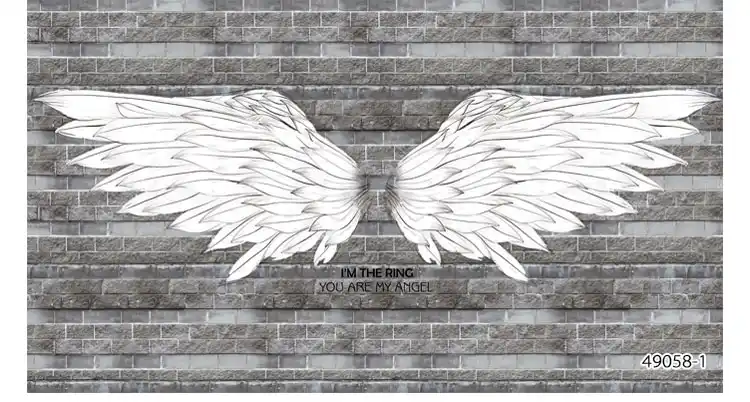 Siyah Ve Beyaz Melek Kanatlari Tugla Arka Plan Duvar Kagidi 3d Bar Yazi Tahtasi Grafiti Avrupa Restoran Kahve Tema Duvar Kagidi Tema Duvar Kagidi Arka Plan Duvar Kagidiwallpaper 3d Aliexpress
