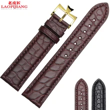 Laopijiang группа часы кожи мужской аллигатор для импортные VC мода ремешок accessories18 / 19 / 20 мм