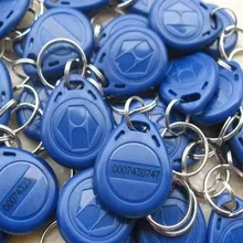 100 шт./партия высококачественный брелок-брелоки EM RFID карты контроль доступа маркер брелок для ключей с биркой Бесконтактная карта 125 кГц