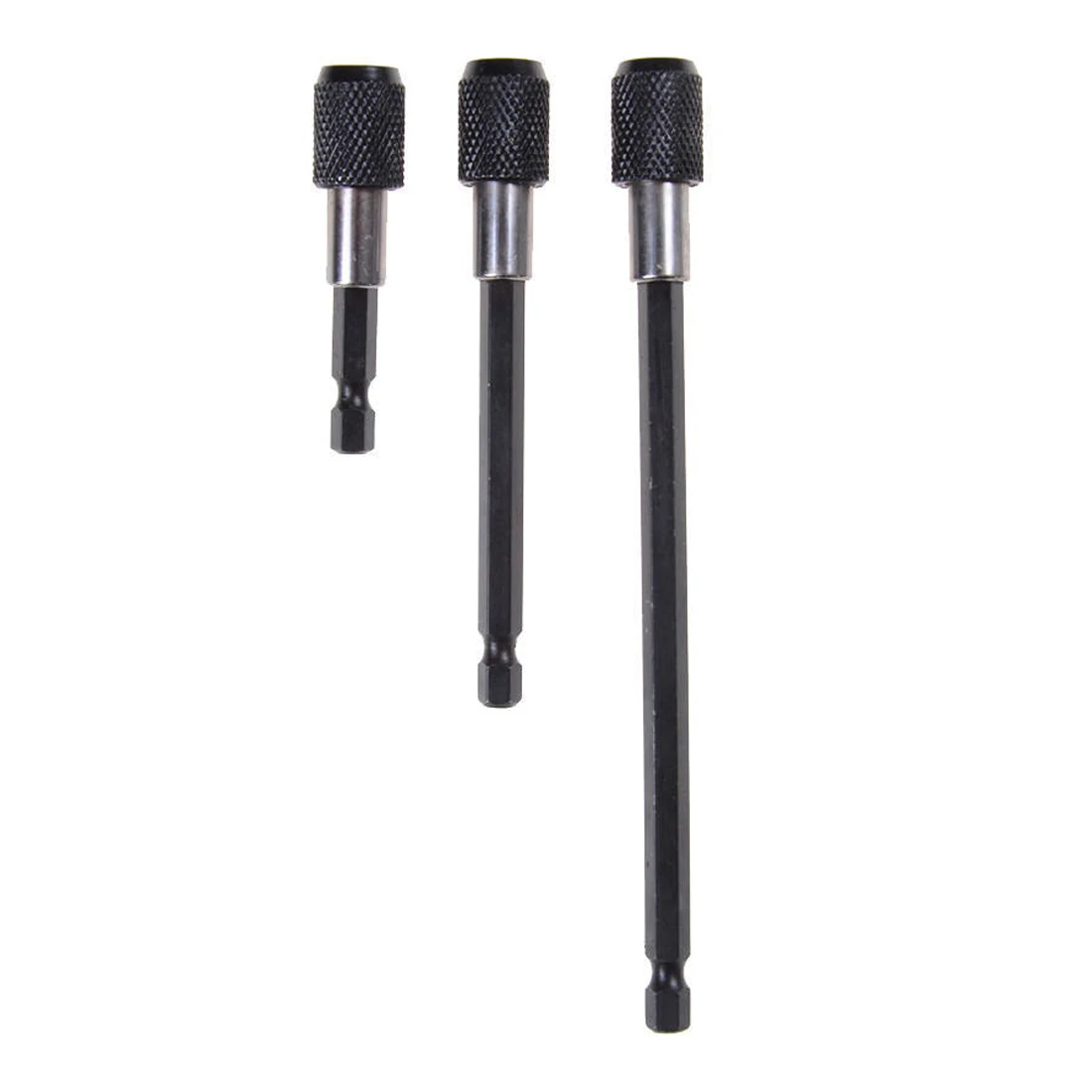 Hand Tools 60/100/150mm 3Pcs/Set Magnetic Extension Bit Set Quick Release 1/4 Hex Shank Tools Drill Bits for Screwdrivers