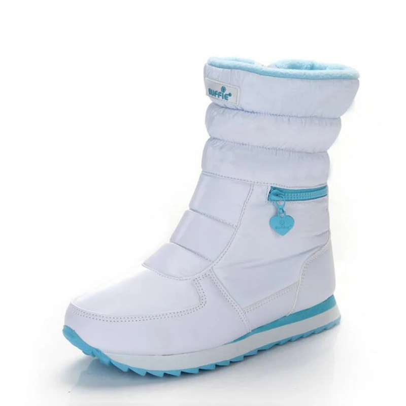 Najtaniej Kobiety śniegowe buty 2019 platforma grube pluszowe zimowe buty na zamek błyskawiczny wodoodporne antypoślizgowe damskie zimowe buty botas de mujer