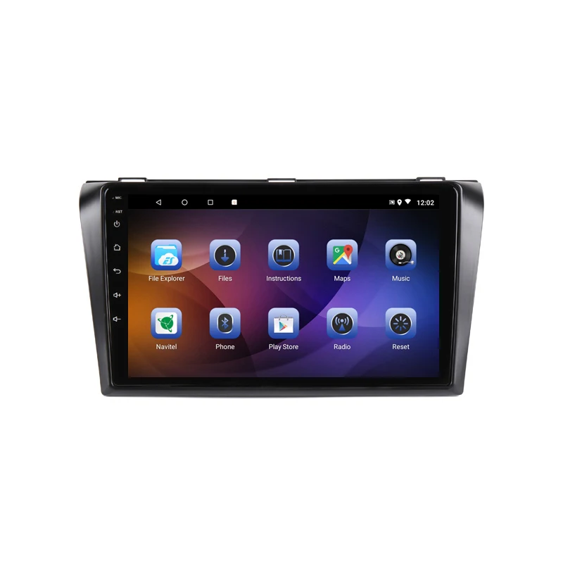 Sale 9" 4G RAM 2.5D IPS 8 CORE Android 9.1 Car DVD Multimedia Player GPS for Mazda 3 2004 2005 2006 2007 2008 2009 radio navigation 1