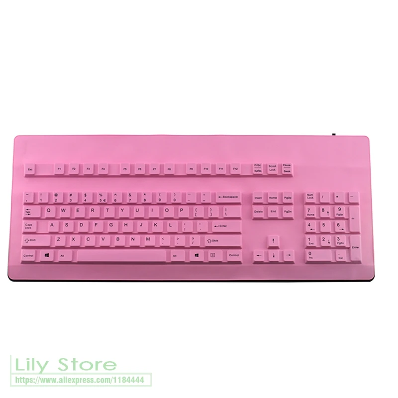 allpink Для Cherry G80-3000 G80 3000 3494 G80-3494 силиконовый механический Настольный ПК чехол для клавиатуры защитная Пылезащитная пленка - Цвет: allpink