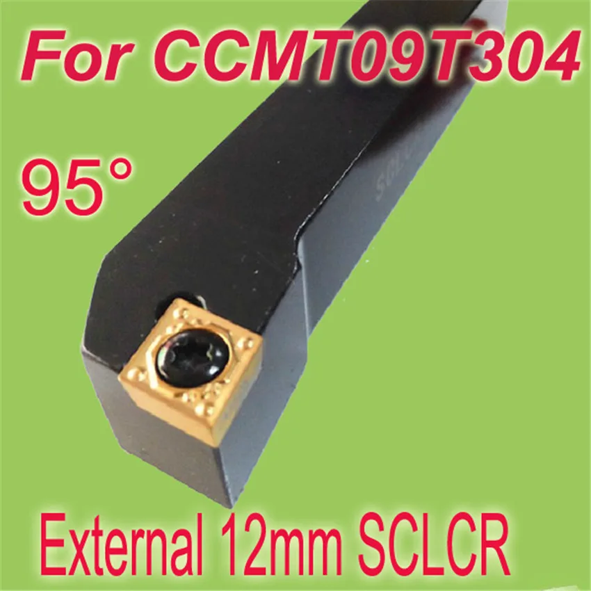 

Free Shipping SCLCR1212F09 SCLCR 12*12*100mm 95 Degree External Screw Down Locked Lathe Tool Holder Suit for CCMT09T304
