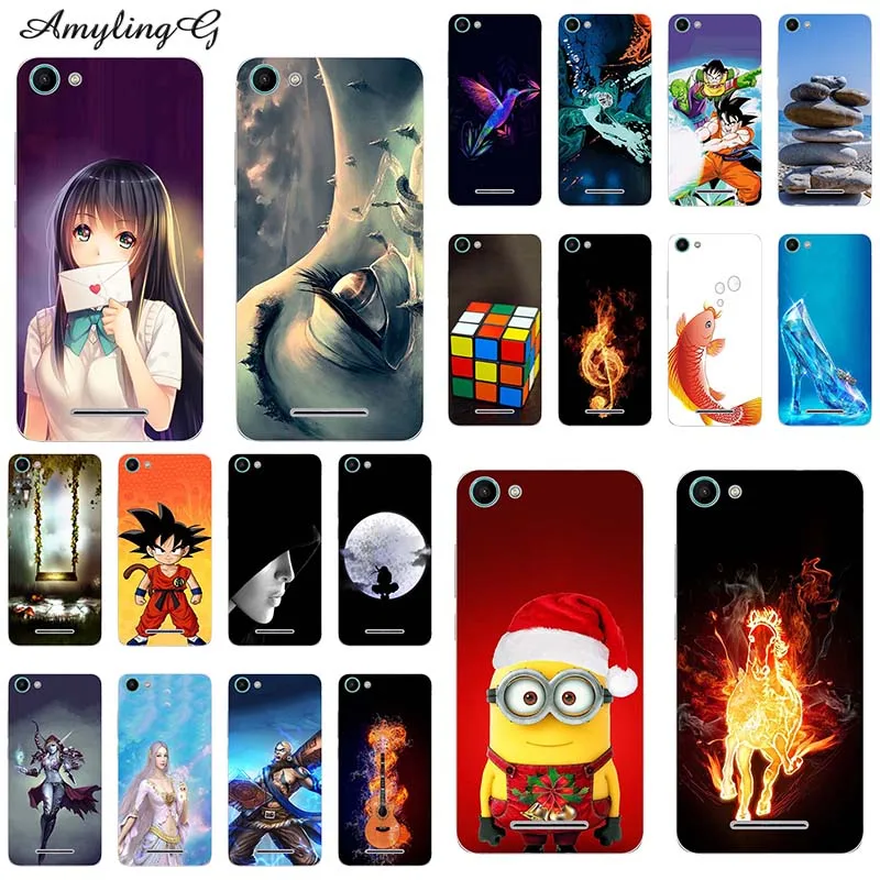 Phone Case for Wiko Jerry K-kool Cell Lenny3 Cover Lenny 3 TPU Cartoon Funda Soft Skin Coque Wolf | Мобильные телефоны и