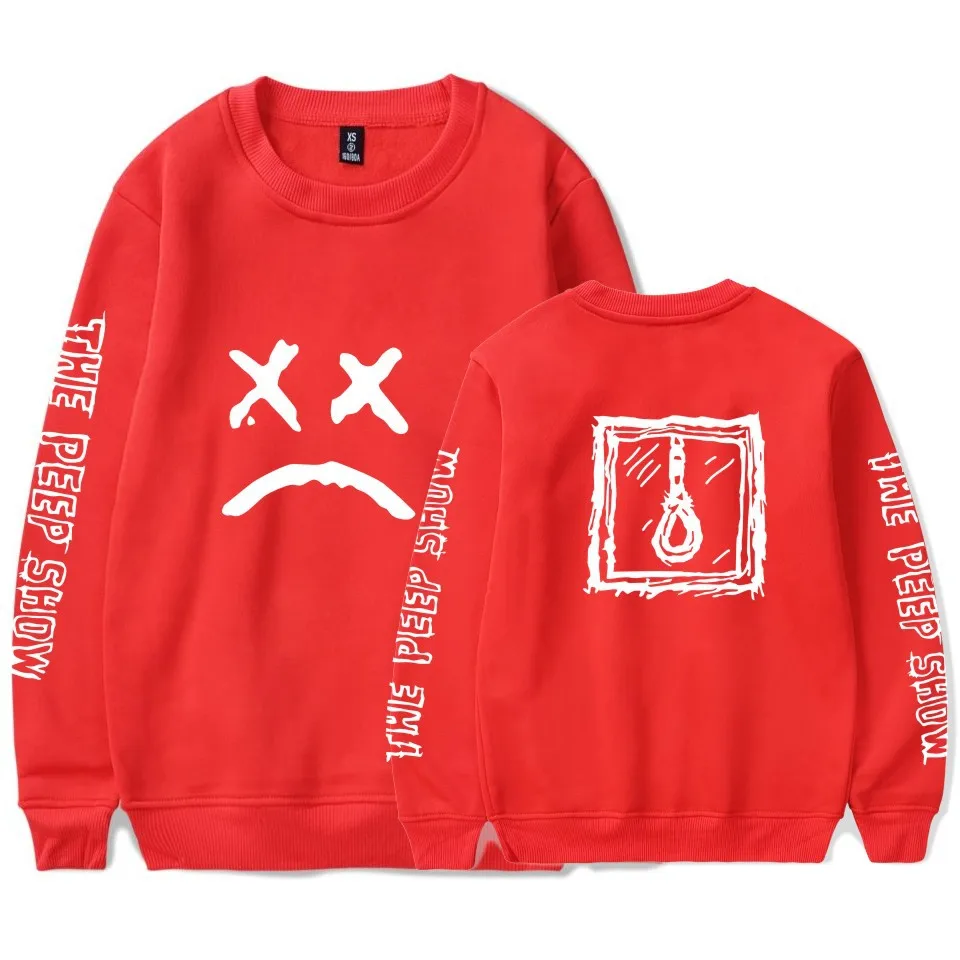 Printed Long-Sleeved T-Shirt,Digital Print Couple Comfortable Sweatshirts Exercise Fitness and Tights Sports Lil Peep