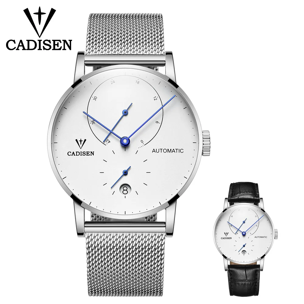 CADISEN الرجال الساعات الذكور مجموعة العلامة التجارية الفاخرة التلقائي الميكانيكية ووتش الرجال للماء الصلب الكامل الأعمال ووتش Relogio Masculino CADISEN الرجال الساعات الذكور مجموعة العلامة التجارية الفاخرة التلقائي الميكانيكية ووتش الرجال للماء الصلب الكامل الأعمال ووتش Relogio Masculino