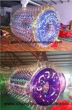 Hot sale Giant Inflatable Roller Zorb Walking Water Ball With Free Air Blower Free Shipping ( 2.5M dia *2.8M length)