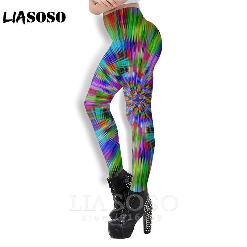 3d принт для мужчин и женщин Полная длина сексуальные Harajuku Psychedelic леггинсы с высоким логотипом гипнотизирующие спортивные брюки аниме брюки для бега 01