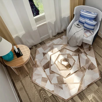 

Nordic creativity Irregular Round Carpets For Living Room Area Carpet Floor Mattress Bedroom Home Entrance /hallway Door Carpets